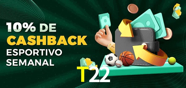 10% de bônus de cashback na T22